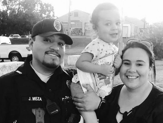 HC 100 Club serves families like the Mezas  Cristina and little Mia Isabella. The late Burnet police officer Jose Meza died of a heart ailment in 2019. Contributed photo