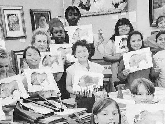 Artist-members of the Highland Arts Guild &amp; Gallery will instruct the children in a different art medium every day. Contributed photo