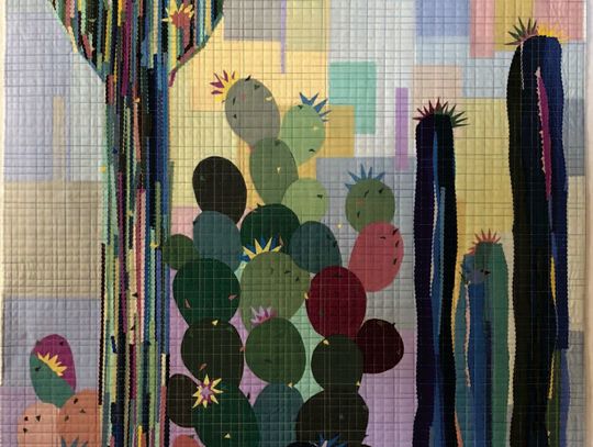 Artist will share collage techniques with quilters
