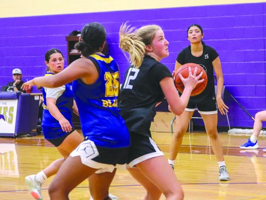 Basketball girls showing what it takes to succeed