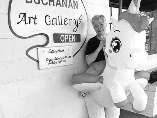 Clay Club instructor Esther Jones recently greeted participants. Contributed photo