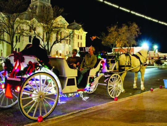 Carriage rides available with Victorian Christmas event