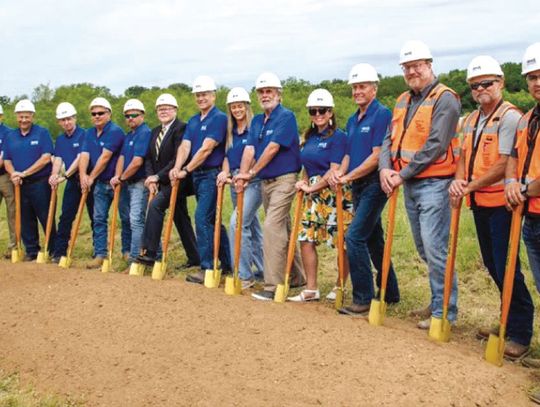 City leaders, staff and construction partners participated in the groundbreaking ceremony for the One Water Marble Falls initiative. The wastewater system facility is the largest infrastructure project in the city's history. Contributed/City of Marble Falls