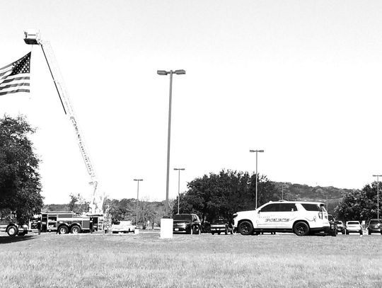 Luke Bailey/The Highlander The community honored the memory of former Burnet County Sheriff W.T. Smith. A Celebration of Life was held at Hill Country Fellowship Church in Burnet Tuesday, May 20 at 10 a.m., followed by a graveside service with military honors at Lakeland Hills Memorial Par...