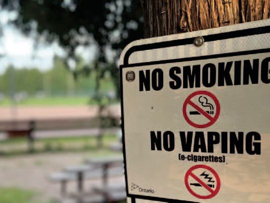 Council set to review park smoking, vaping ban