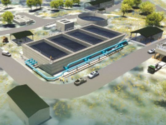 New reclamation plant groundbreaking planned for May 5. Contributed rendering