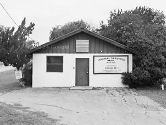 The Marble Falls Animal Control Facility, 100 Avenue L, has halted intakes in light of an area-wide distemper outbreak. Contributed photo