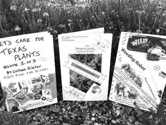 She is the author of a guide to maintaining native and well-adapted plants as well as offers advice on a pod - cast and radio program.
