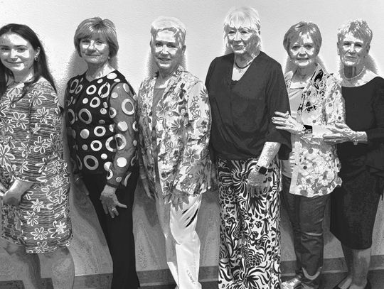 First Methodist Women of Marble Falls hosted their annual Spring Fling Luncheon and Style Show March 1. The proceeds of the event will support local non-profits. From left to right, Ellie Carpenter, Ann McClanahan, Caroline Ragsdill, Barbara Bluhm, Janet Webb and Betty Goolsby lined up all...