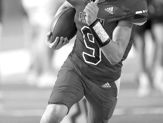 Contributed photo/ Stennis Shotts Freshman Landon Silvers is a big contributor to the Flames football team.