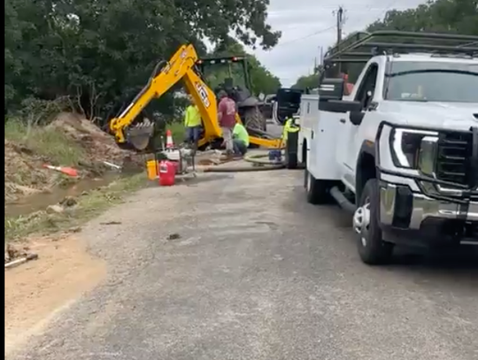 The break took city crews most of a day to fix and was blamed on the failure of a gasket at a water main connection. File photo