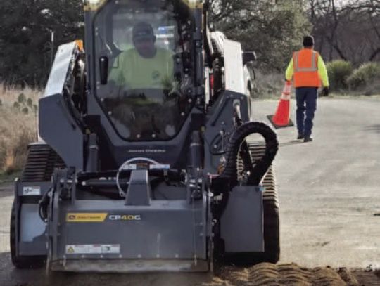 Granite Shoals merges AI with road work