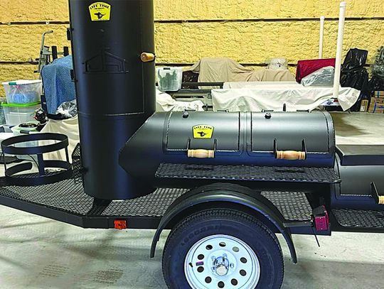 Supporters can also win a Lyfe Time barbecue pit, with 2-24" lid pit areas, a 24" smoker with a fire box on the end, mounted on a trailer.
