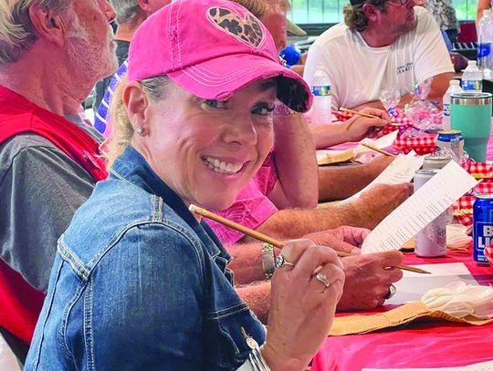 Charla Cormier was among celebrity judges May 4-5 at the 52nd Annual Howdy-Roo CASI Chili Cook-off. Contributed photo
