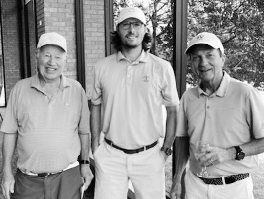 1st place winners, from left, are Palmer Moe, Kyle Taylor and Ken Taylor. Not pictured is Matt Tuggey. Contributed photo