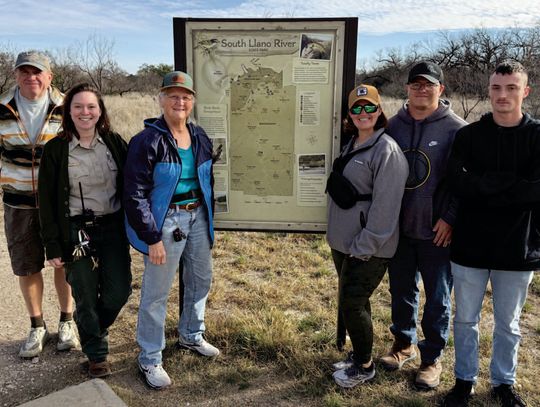 Locals hike into new year at state parks