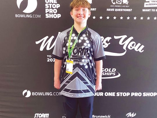 Maddox Mott, a Marble Falls High School freshman, finished at #192 bowling in the United States Bowling Conference held in Detroit July 15. Contributed photos