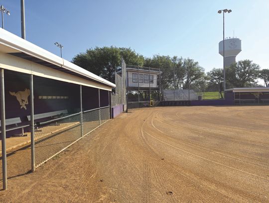 A 30-foot netting system that extends from one dugout to the other is one part of the
