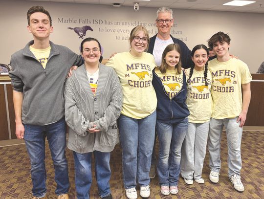 Contributed/ MFISD Hunter Holder, Jade Maynard, Ella Bray, Jaylee Sagebiel, Ines Ruiz, Hudson Brantley were selected for the All-State Choir.