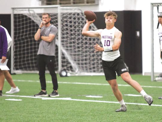 Marble Falls rising sophomore Crawford Mattox is competing for starting quarterback. Photos by Jennifer Fierro/TexasChalkTalk.com