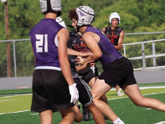 Mustangs making gains at 7-on-7 Llano tourney