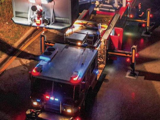 A new fire ladder truck is among items that the city of Marble Falls will fund with COs. Contributed photo
