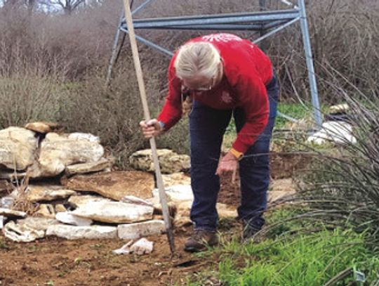 Volunteers will be on hand to clean and beautify key areas such as this manmade pond at Inks Lake State Park on Saturday, June 8. Contributed photos