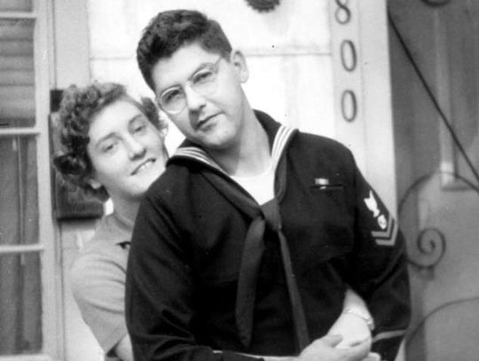 Pictured is Leon Berard in 1958 when he first met his wife, Lily.