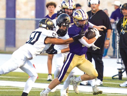 Contributed/Ralph Arvesen Photography Marble Falls speedy receiver Kole Becker will represent the community once more in a brand new all-star game.