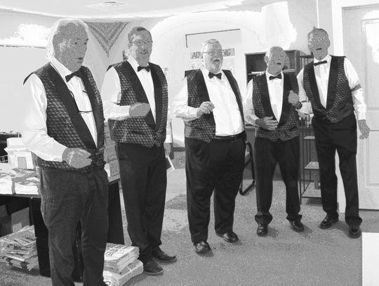 The Hill Country's Blenders are ready to sing love songs to your loved one with their annual Singing Valentines for only $75 per gram. Time slots are limited, so call 512755-4757 today to reserve your appointment with the Blenders, who will not only sing a song or two, they also bring a si...