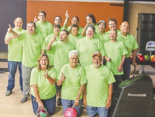 The Highland Lakes Wranglers posed for a team photo during their Monday practice Sept. 30 at Putters and Gutters in Marble Falls. Martelle Luedecke/Luedecke Photography