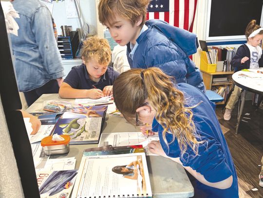Spicewood Christian Academy students learn some of the basics of the scientific method during Elementary Science. Contributed Photo