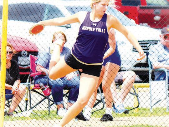 Martelle Luedecke/ Luedecke Photography Senior Kylie Roberts first picked up a discus in the fifth grade. She has one more meet before graduation – the Class 4A state meet.