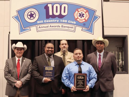 Hill Country 100 Club announces Meritorious Service Awards