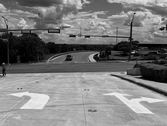 The work on Bluebonnet Drive in Marble Falls