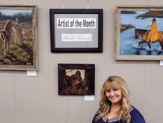 This month’s artist works in oils