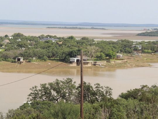 A view of Lake Buchanan just off FM 2341 May 15 offers a look at rising water levels from recent rain. Connie Swinney/ The Highlander