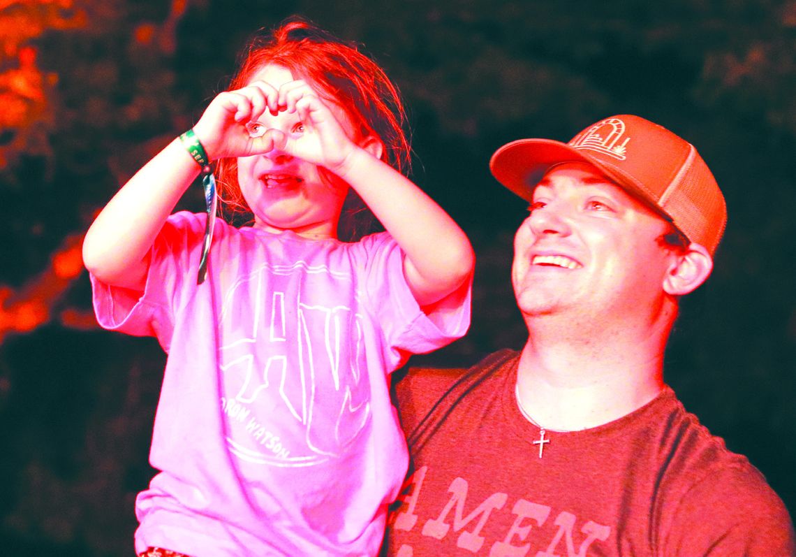 Aaron Watson headlined the Summer Concert Series Saturday, Aug. 10, at Johnson Park. Alt Text for Image