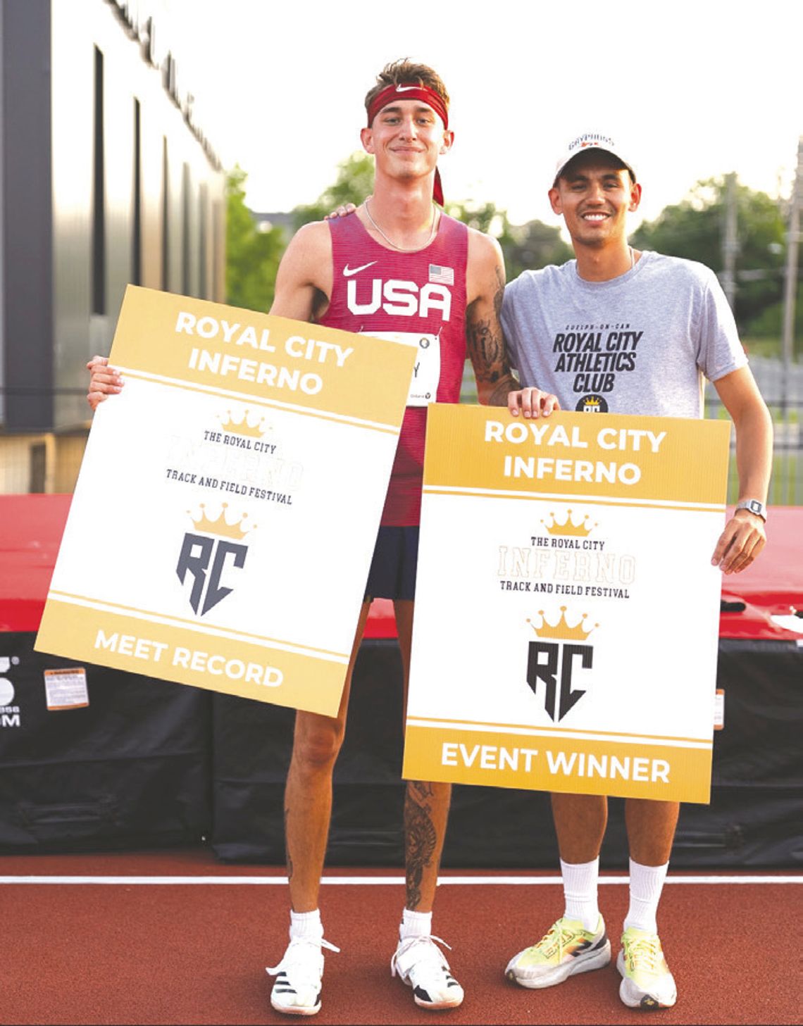 Alumnus high jump phenom wins meet in pro debut