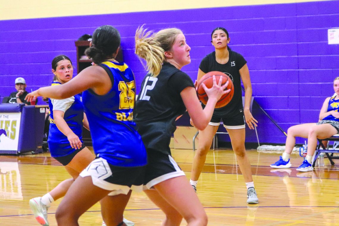 Basketball girls showing what it takes to succeed