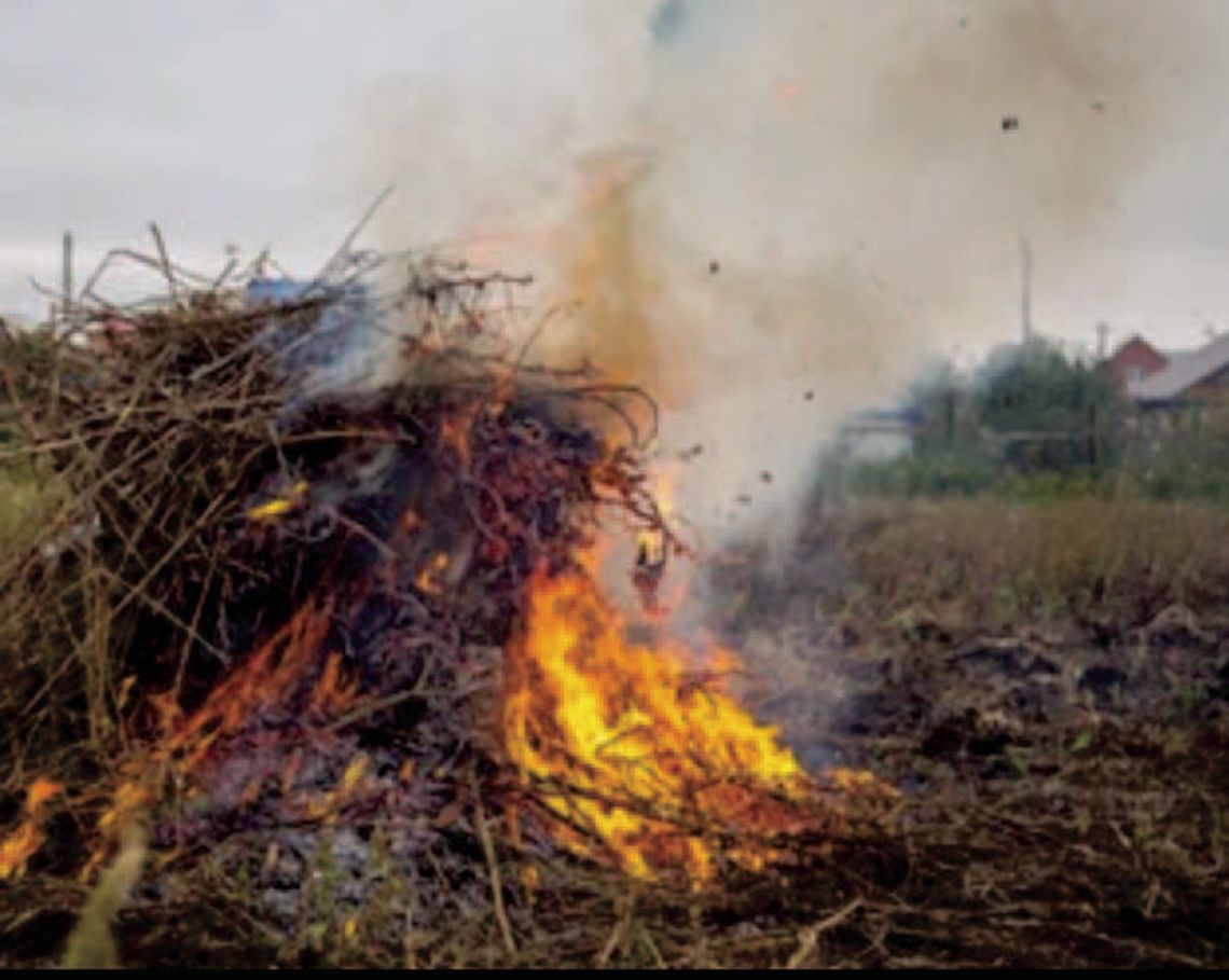 Burning brush outside city limits requires caution