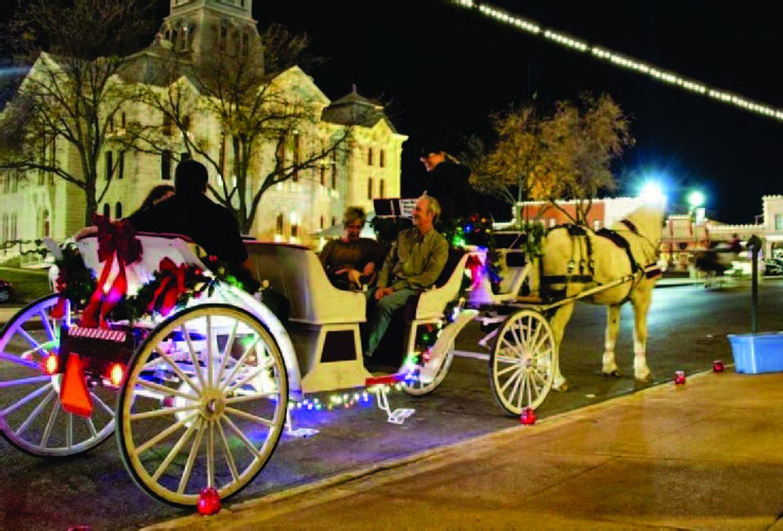 Carriage rides available with Victorian Christmas event Carriage rides available with Victorian Christmas event