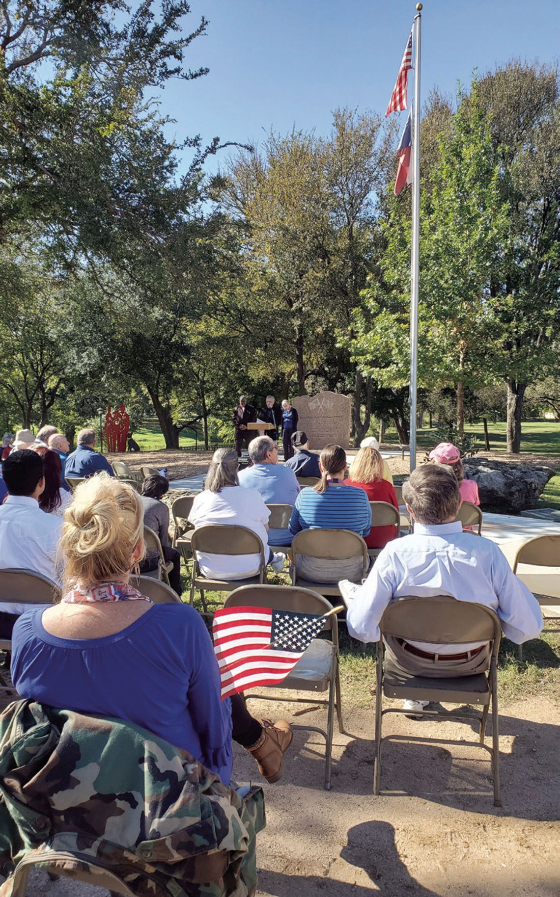 Marble Falls Rotarians will host a Veterans Day event at noon on Nov. 11 at Memorial Park. File photo