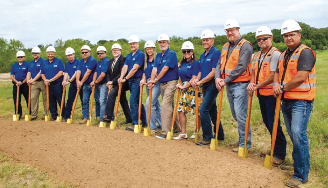 City leaders, staff and construction partners participated in the groundbreaking ceremony for the One Water Marble Falls initiative. The wastewater system facility is the largest infrastructure project in the city's history. Contributed/City of Marble Falls