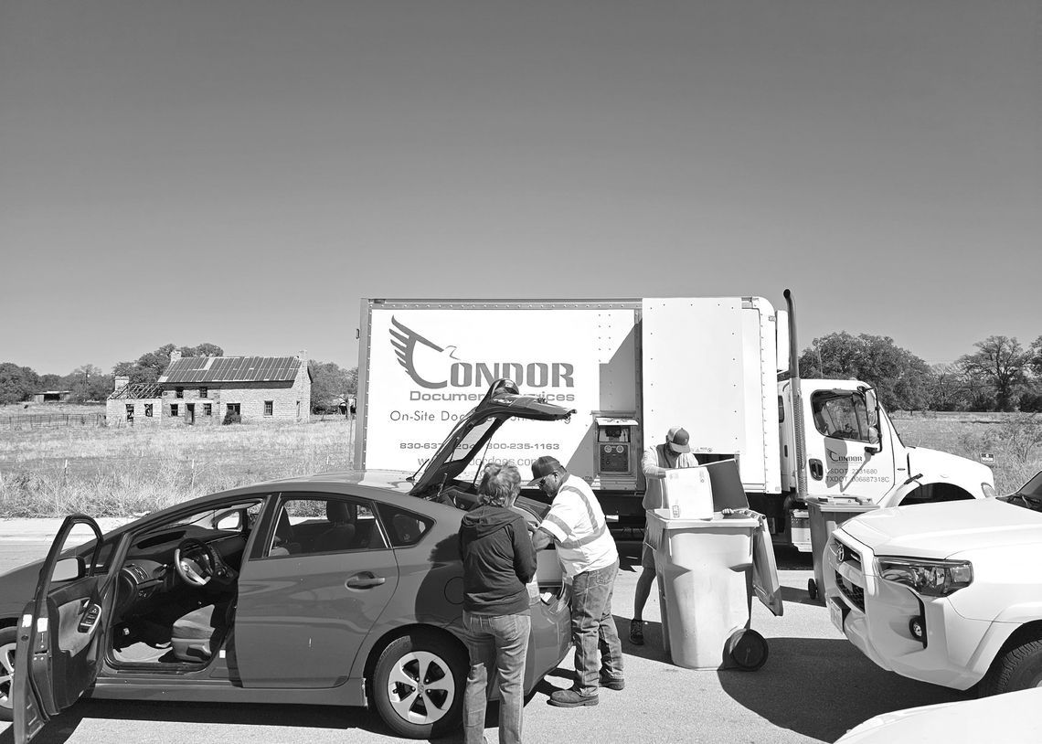 Those who attend can bring up to five boxes of paper for shredding. This includes white or colored paper, stapled or Scotch-taped pages, and paper envelopes with plastic windows. Contributed photos