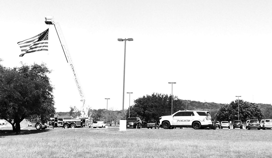 Luke Bailey/The Highlander The community honored the memory of former Burnet County Sheriff W.T. Smith. A Celebration of Life was held at Hill Country Fellowship Church in Burnet Tuesday, May 20 at 10 a.m., followed by a graveside service with military honors at Lakeland Hills Memorial Par...
