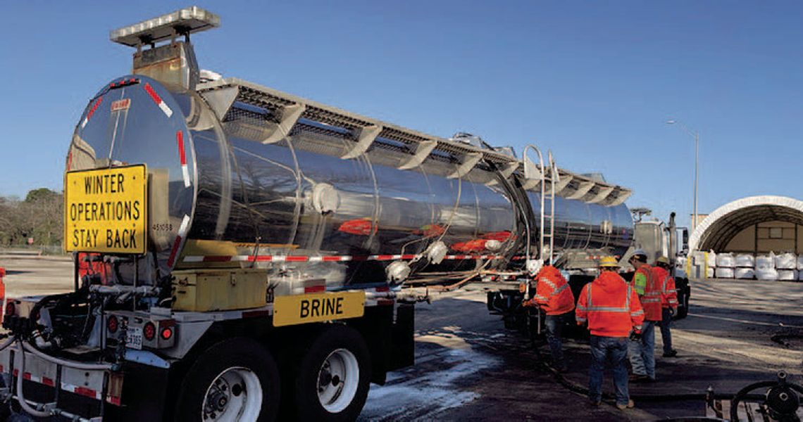 Crews treating streets to avoid icy conditions