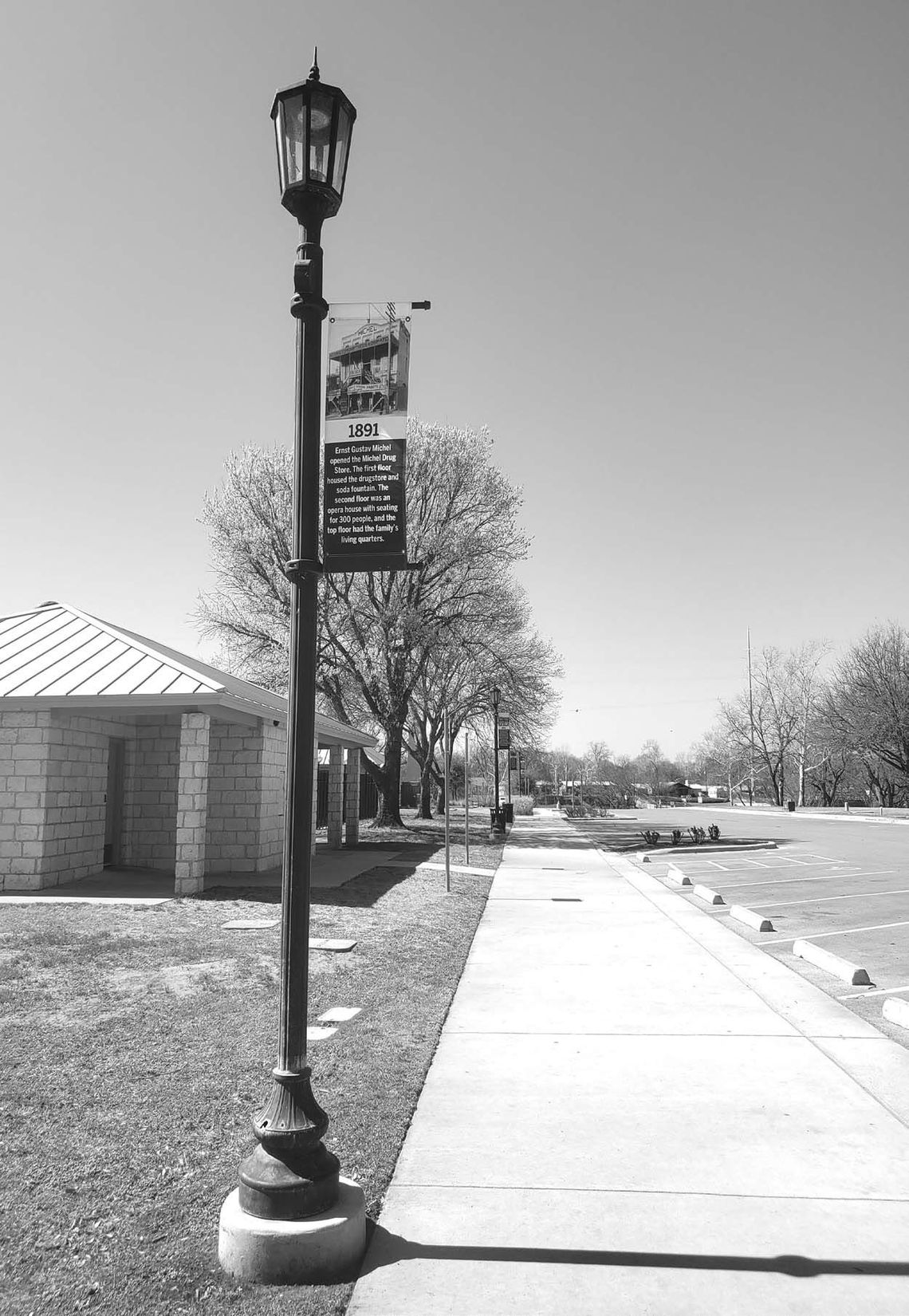While visitors can start at any point, those wanting to follow the complete timeline from the beginning should start at Lakeside Park on Buena Vista Drive.