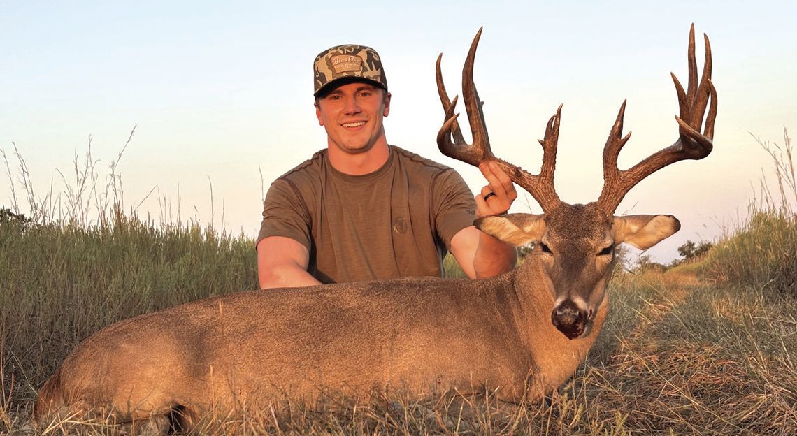 Some outstanding low fence bucks were tagged by the Texas hunters during the October archery and MLD seasons. One of the best entered in the Texas Buck Registry thus far is a Lampasas County 17 pointer shot by Ty Hinds. The 6 1/2-year old free-ranging buck scored 182 6/8, according to TBR....