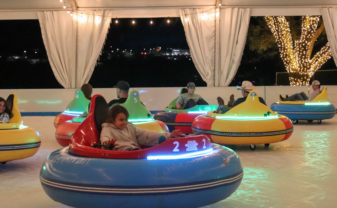Enjoy the Marble Falls ice skating rink, bumper cars